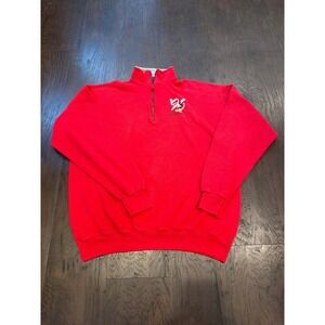 Vintage 90s Disney Mickey‎ Mouse 1996 WDW 1/4 Zip Sweater XL